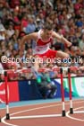 Niall Flannery (England) in the heats of the 400 metres hurdles, 2014 Commonwealth Games, Glasgow. Photo: David T. Hewitson/Sports for All Pics